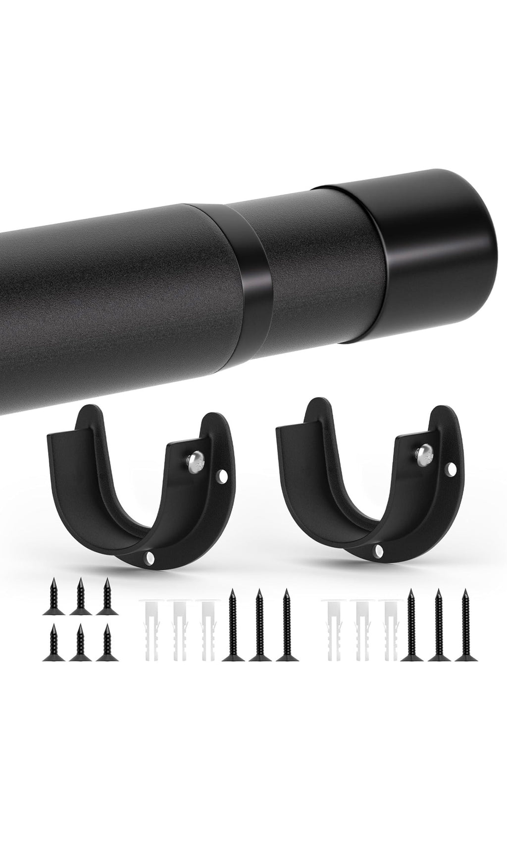 Closet rod for hanging clothes