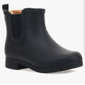 Chooka Women's Delridge Waterproof Faux Fur Chelsea Rain Boot Slip On. Size 8.