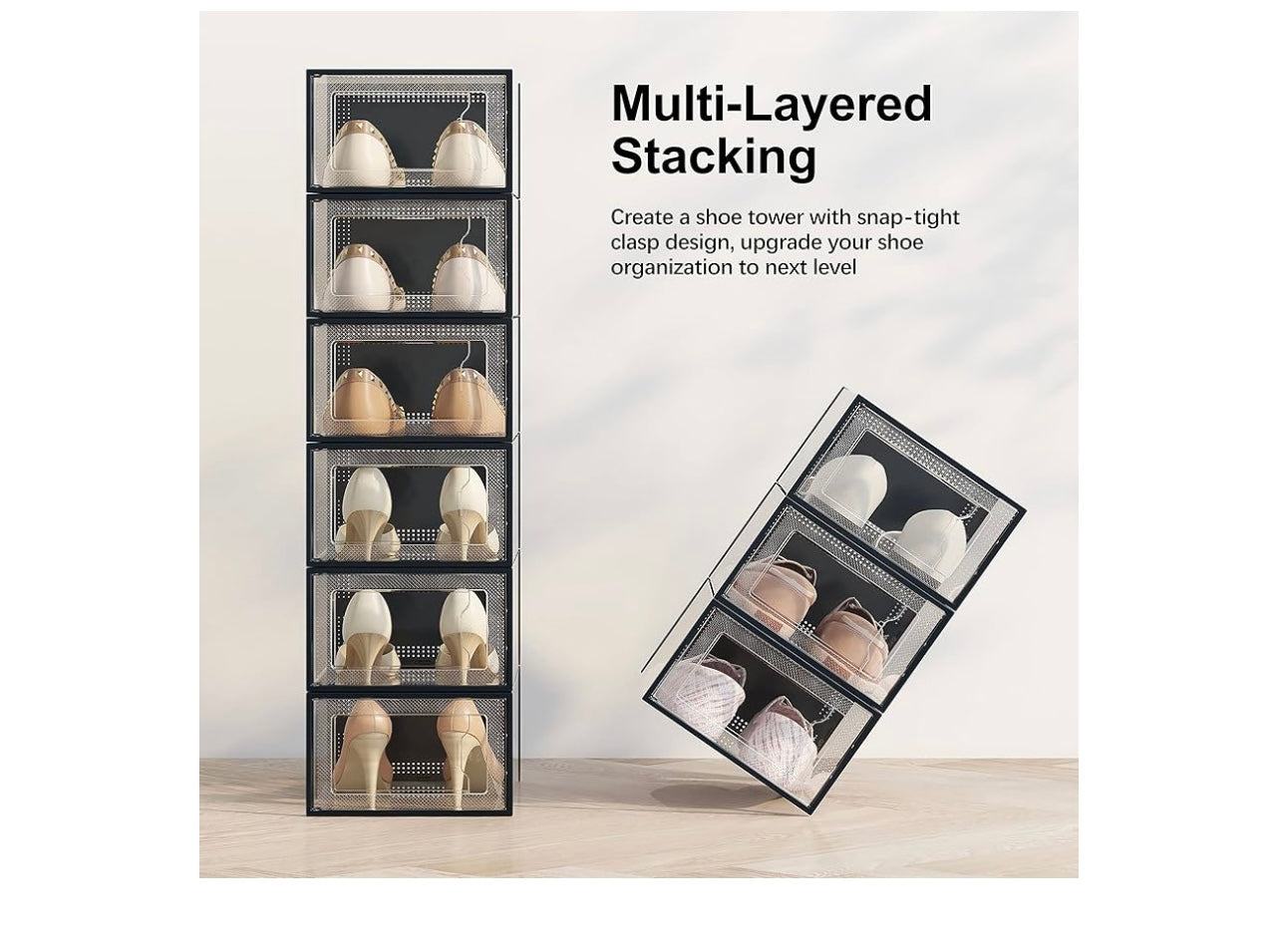 SEE Spring Stackable Shoe Boxes.