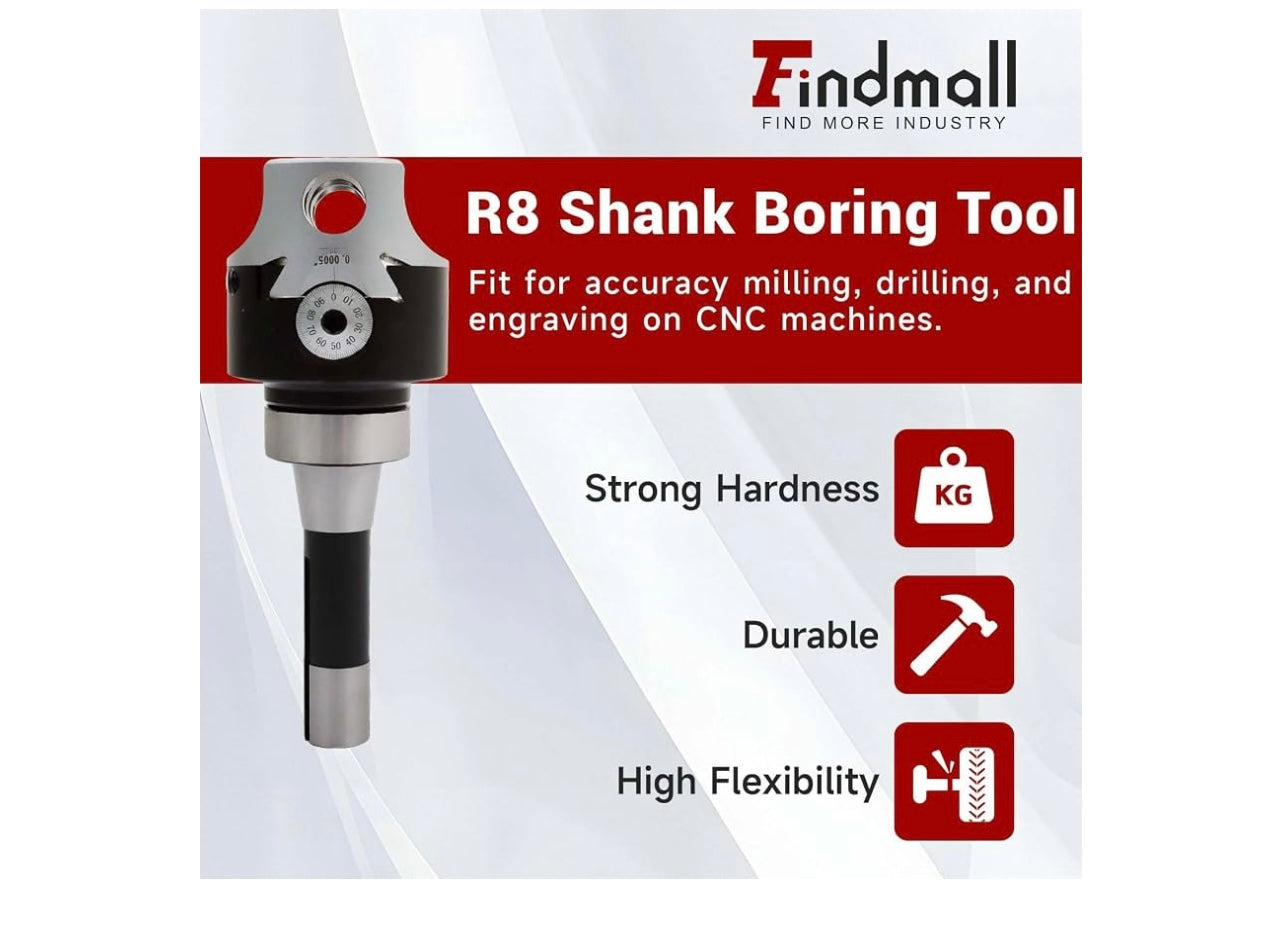 FindMall Boring Head Shank Kit.