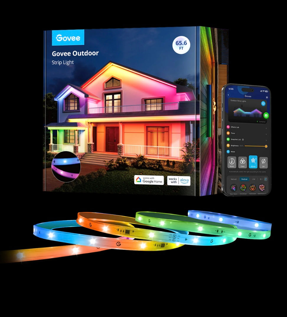 Govee Outdoor Strip Light. 98.4 Feet.