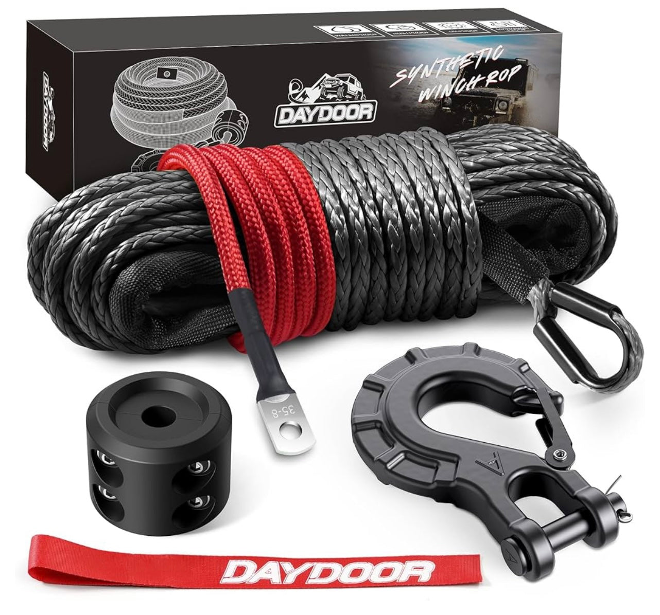 DAYDOOR Synthetic Winch Rope.