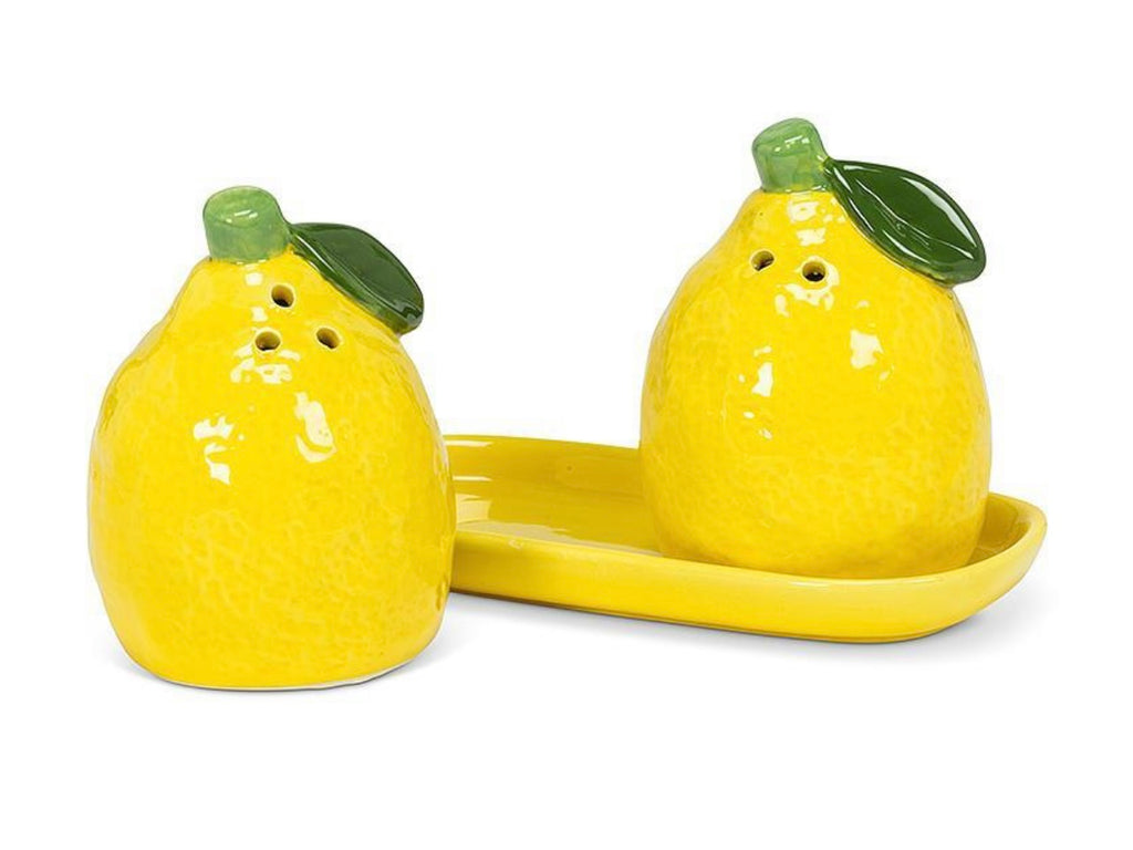 Abbott Lemon Salt and Pepper Shakers.
