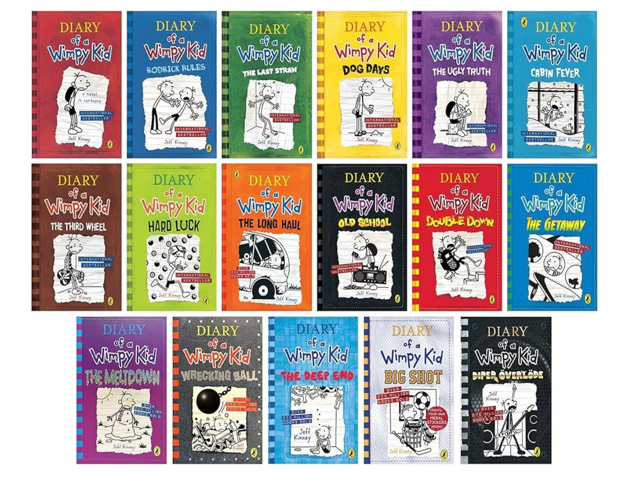 Diary Of A Wimpy Kid Box Of Books.