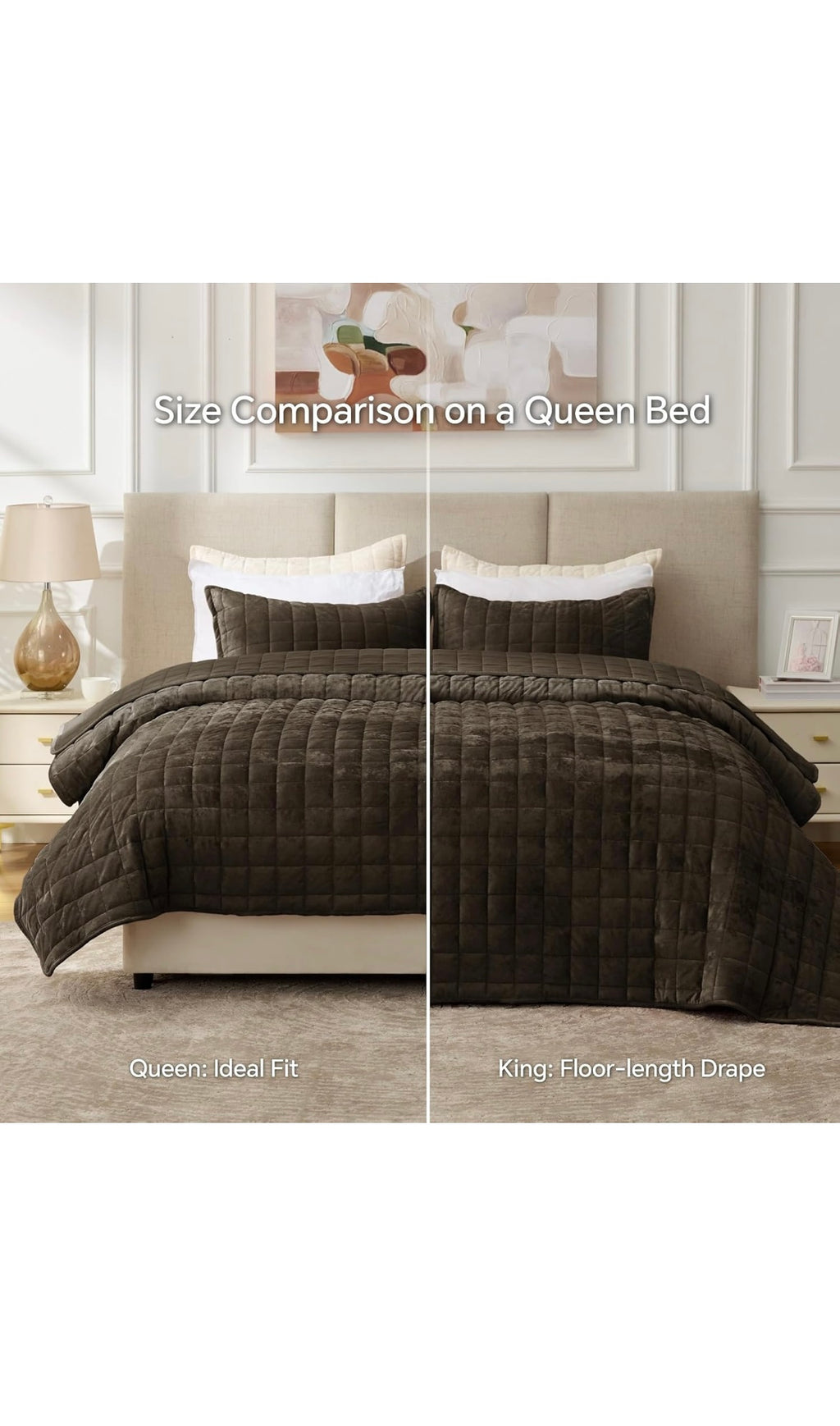 Bedelite velvet quilt luxury velvet comforter