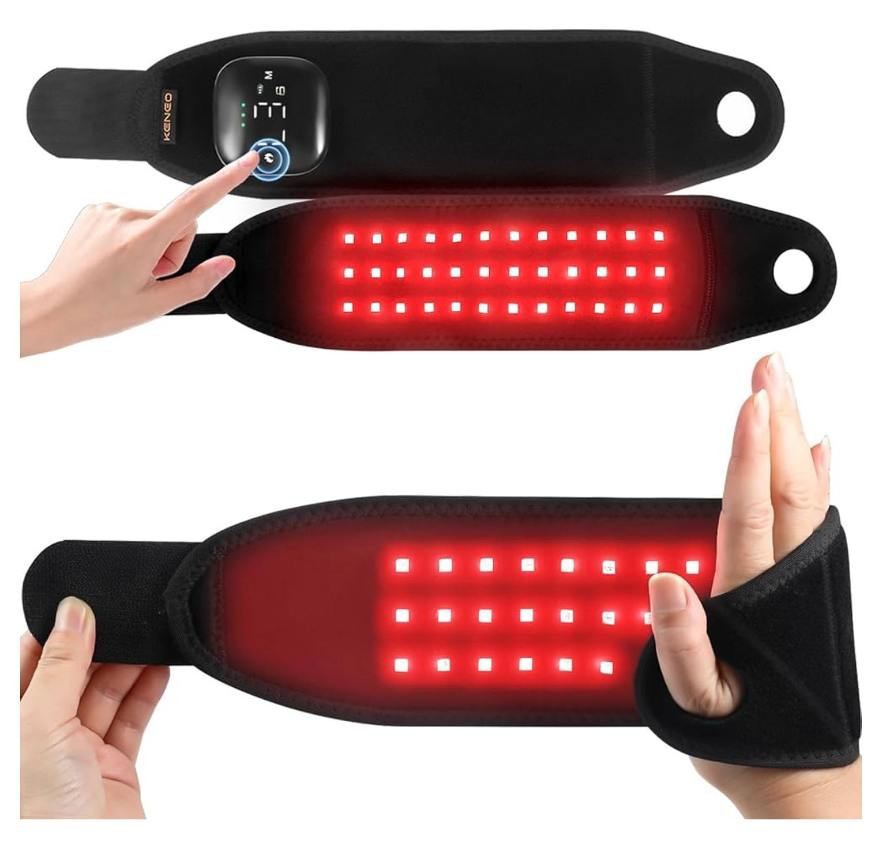Keneo Red Light Therapy Wristband for Hand And Rest.