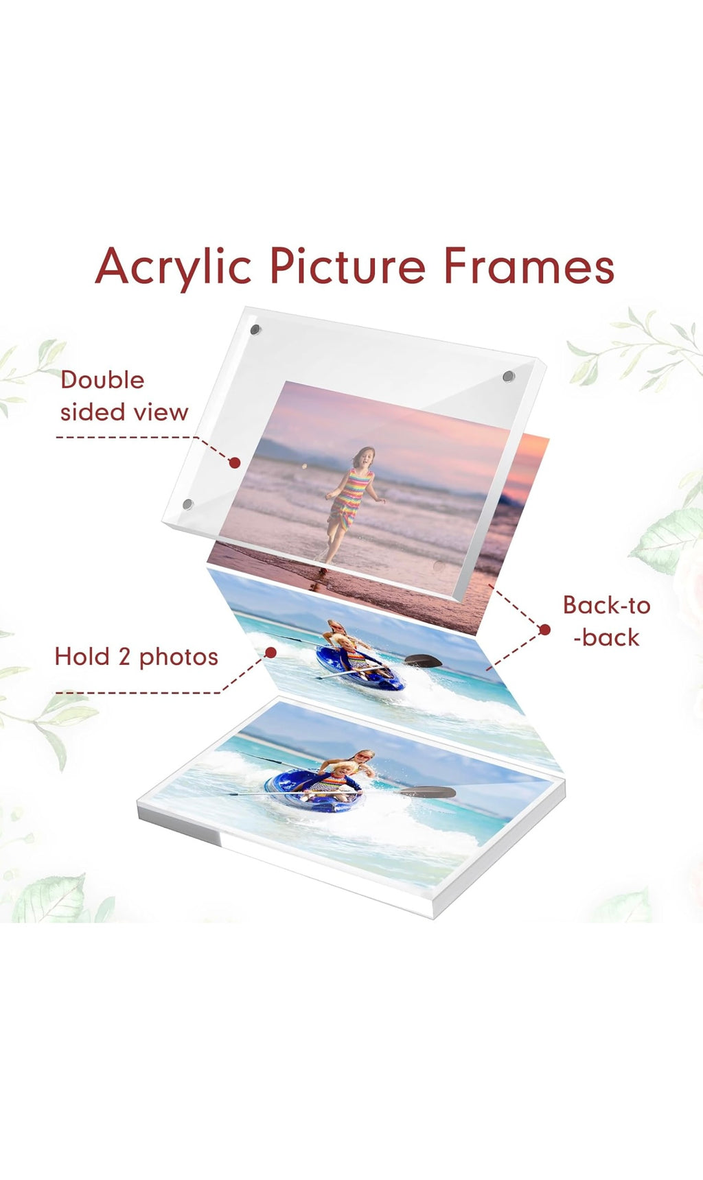 20 pcs acrylic picture frame