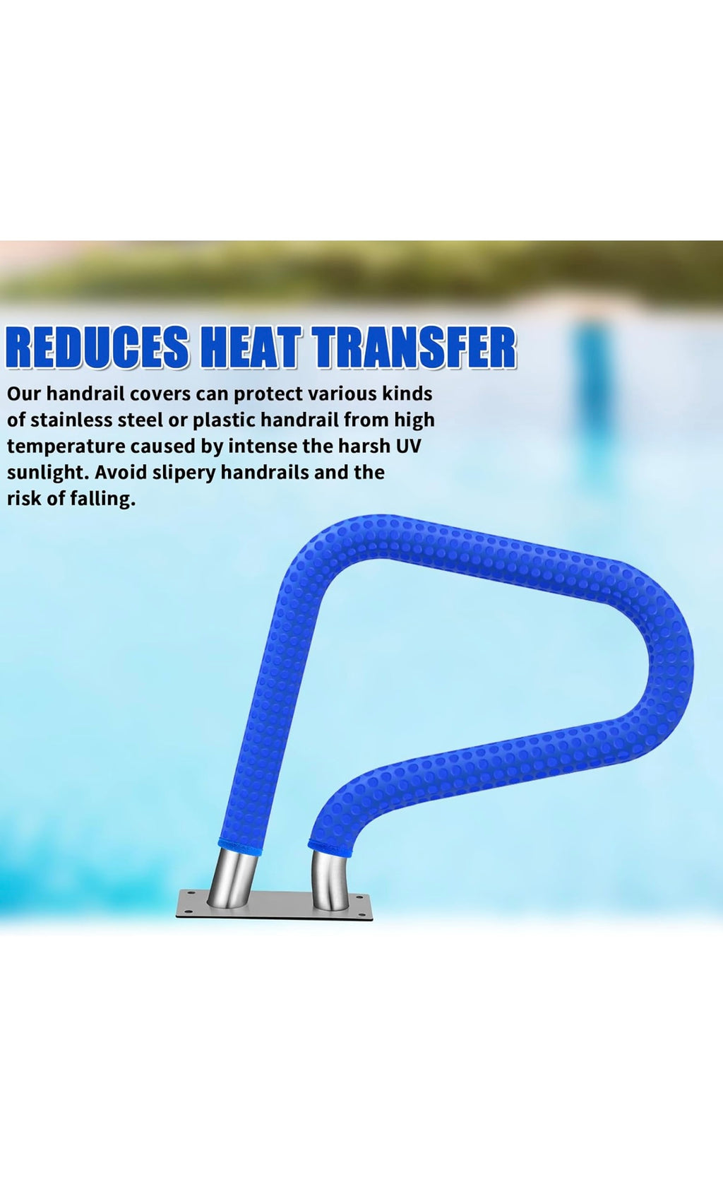 Pool handrail covers