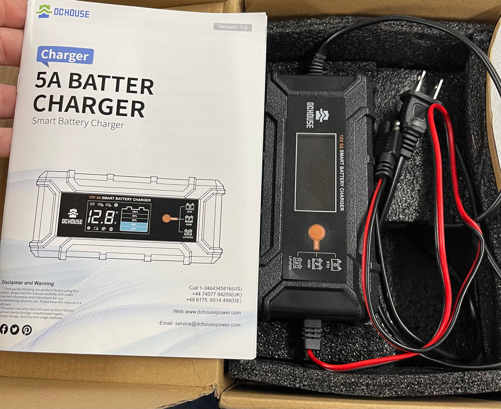 DC HOUSE 5A Battery Charger.