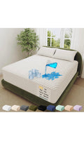 Ohgeni 100% waterproof queen size mattress protector