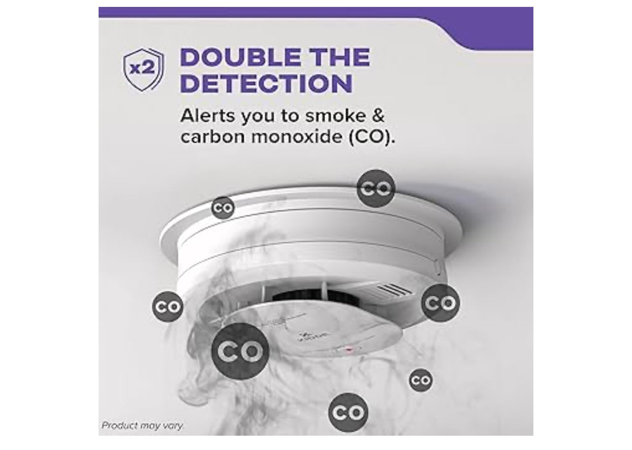 Kidde smoke and carbon monoxide detector.