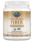 Garden of Life Raw Organic Fiber Powder, 10 Servings, 15 Organic Superfoods, Probiotics, Omega-3 ALA, 4g Soluble Fiber, 5g Insoluble for Regularity, Psyllium Husk Free. Best by December 16 2026.