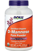 NOW Foods Certified Organic D-Mannose Pure Powder, 6 oz (170 g. Best by 04/20/2028.