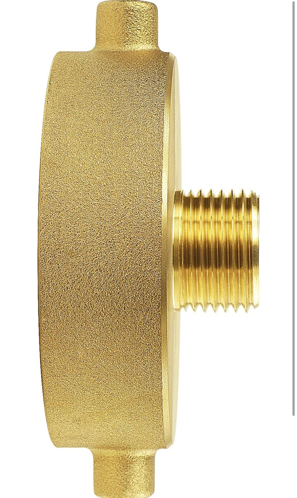 Fire hydrant hose adapter