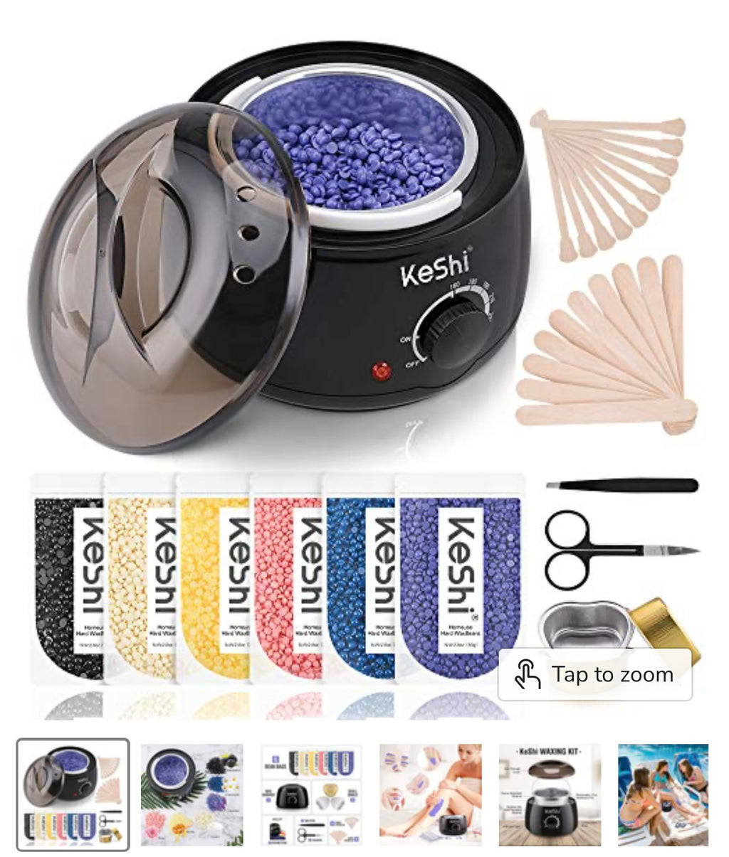 Keshi Hard Waxing Kit-Hair Removal Waxing Kit.