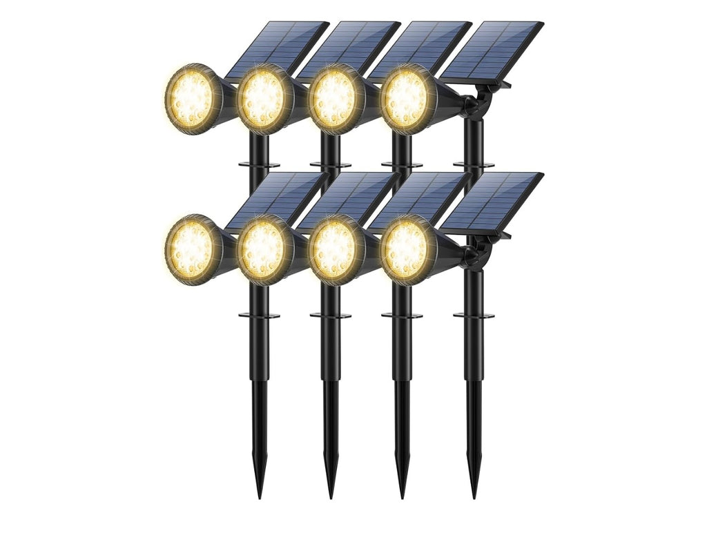 Tadyreal 8 Pack Solar Spot Lights.