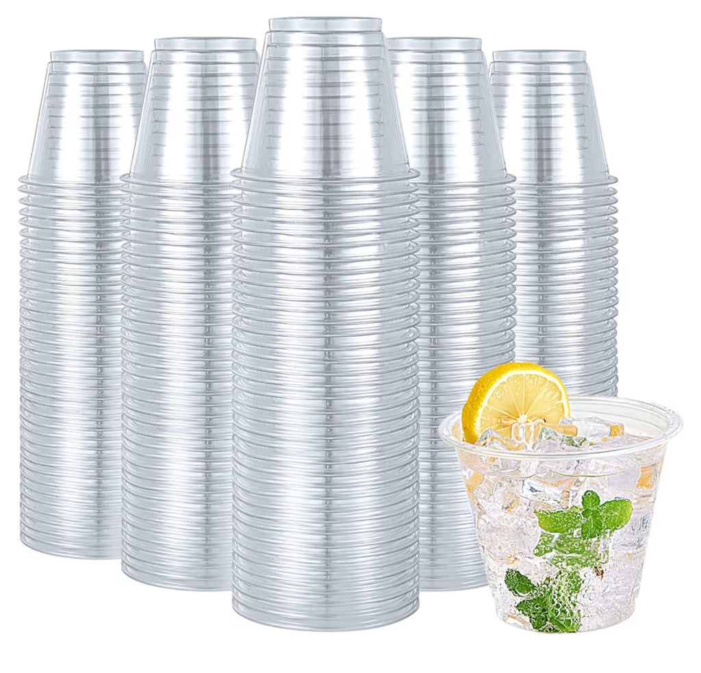 Turbo Bee 600 Pack 9 oz Clear Plastic Cups, Disposable Reusable Tumblers Crystal Clear Cups for Wedding, Thanksgiving, Halloween, Christmas Graduation Party
1K+ bought in past month