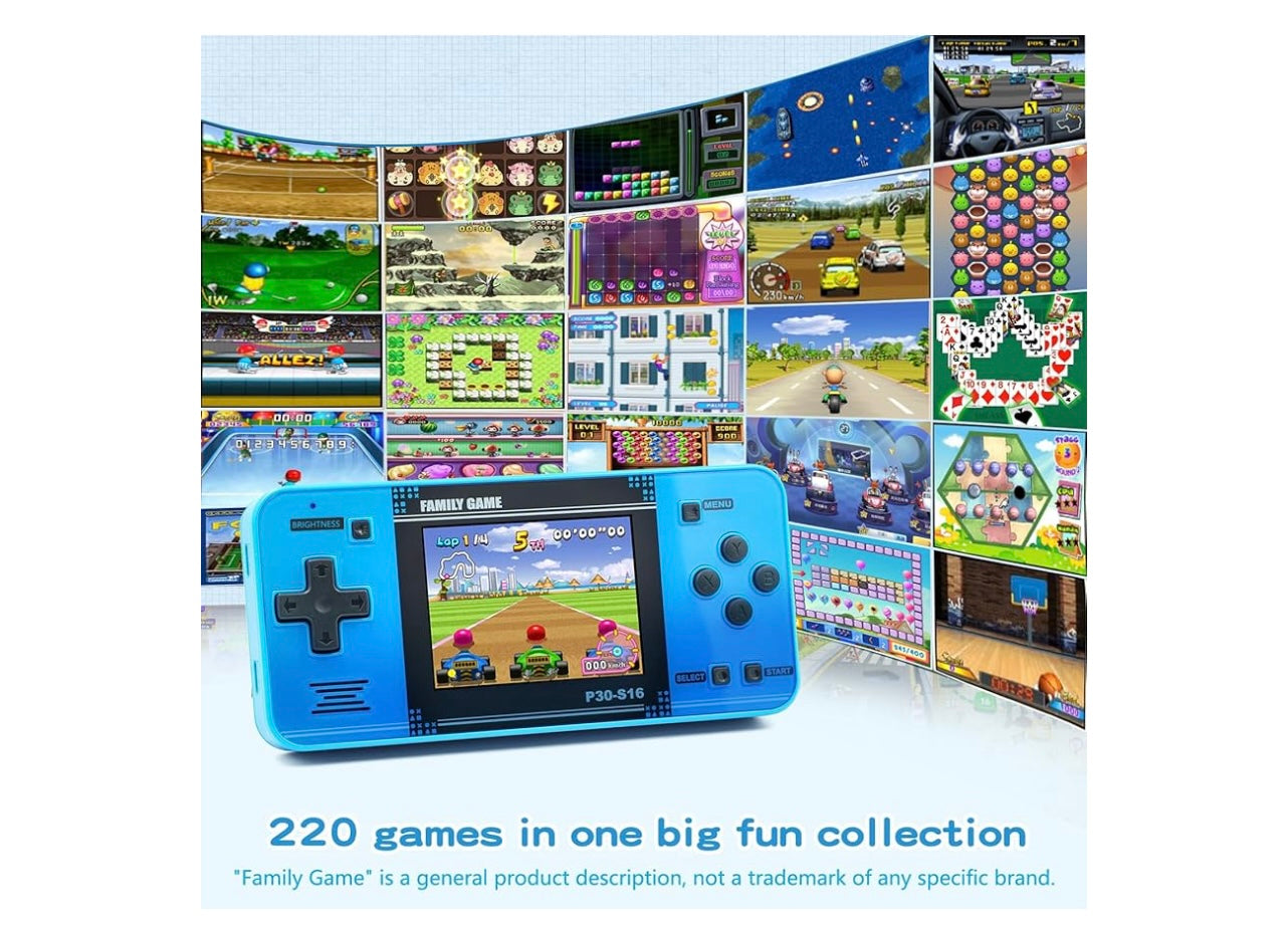 Fun player handheld game player.