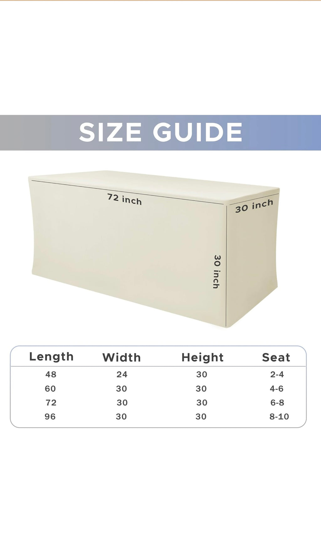 Fitted table covers 2 pack