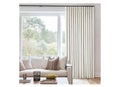 Twodrapes Natural Linen Pinch Pleated Memory Trained Linen Curtains.