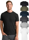 True Classic Mens T-Shirts, Short Sleeve Crew Neck T Shirts for Men 6 pack