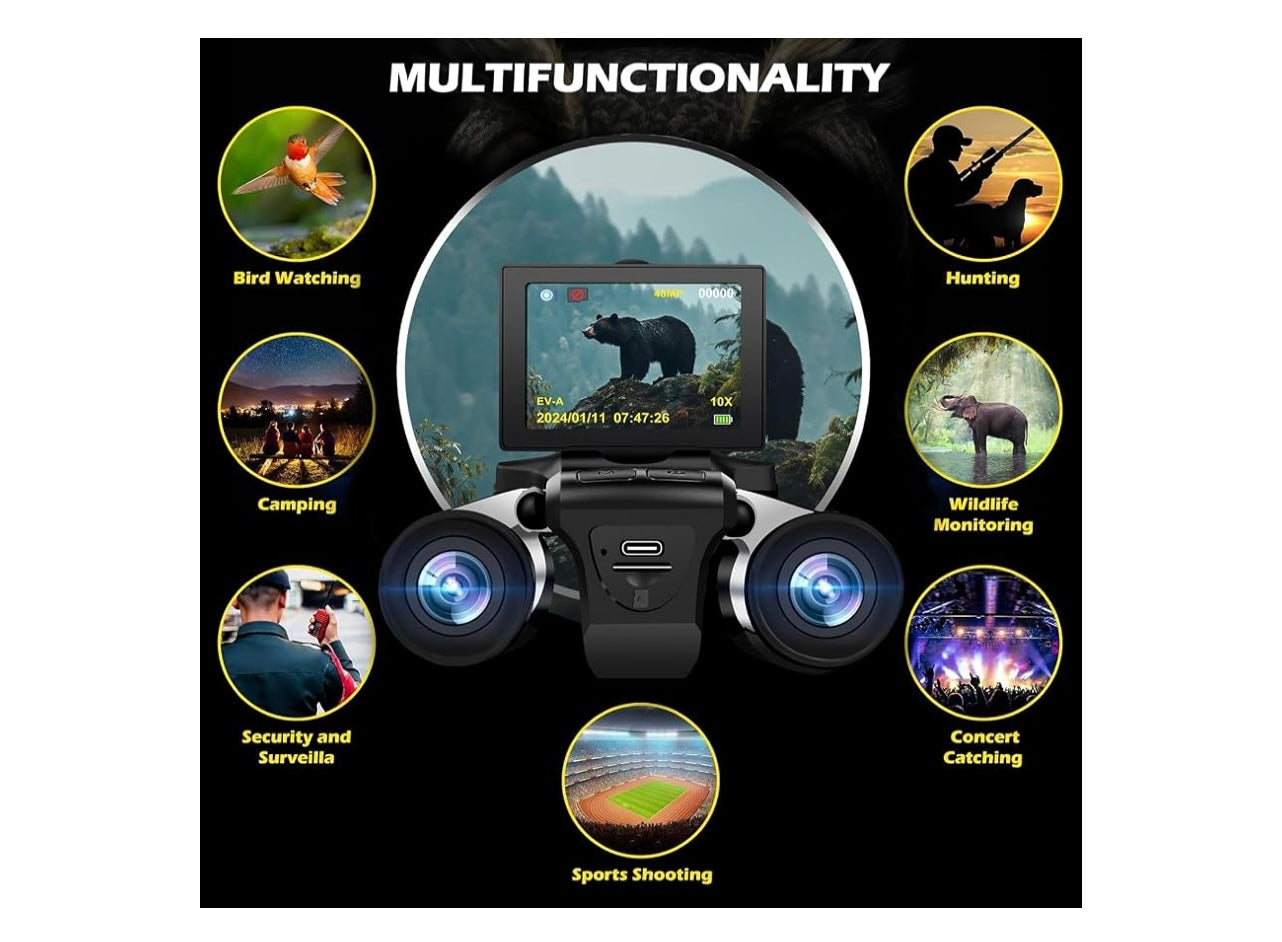 Digital Binoculars With Camera.