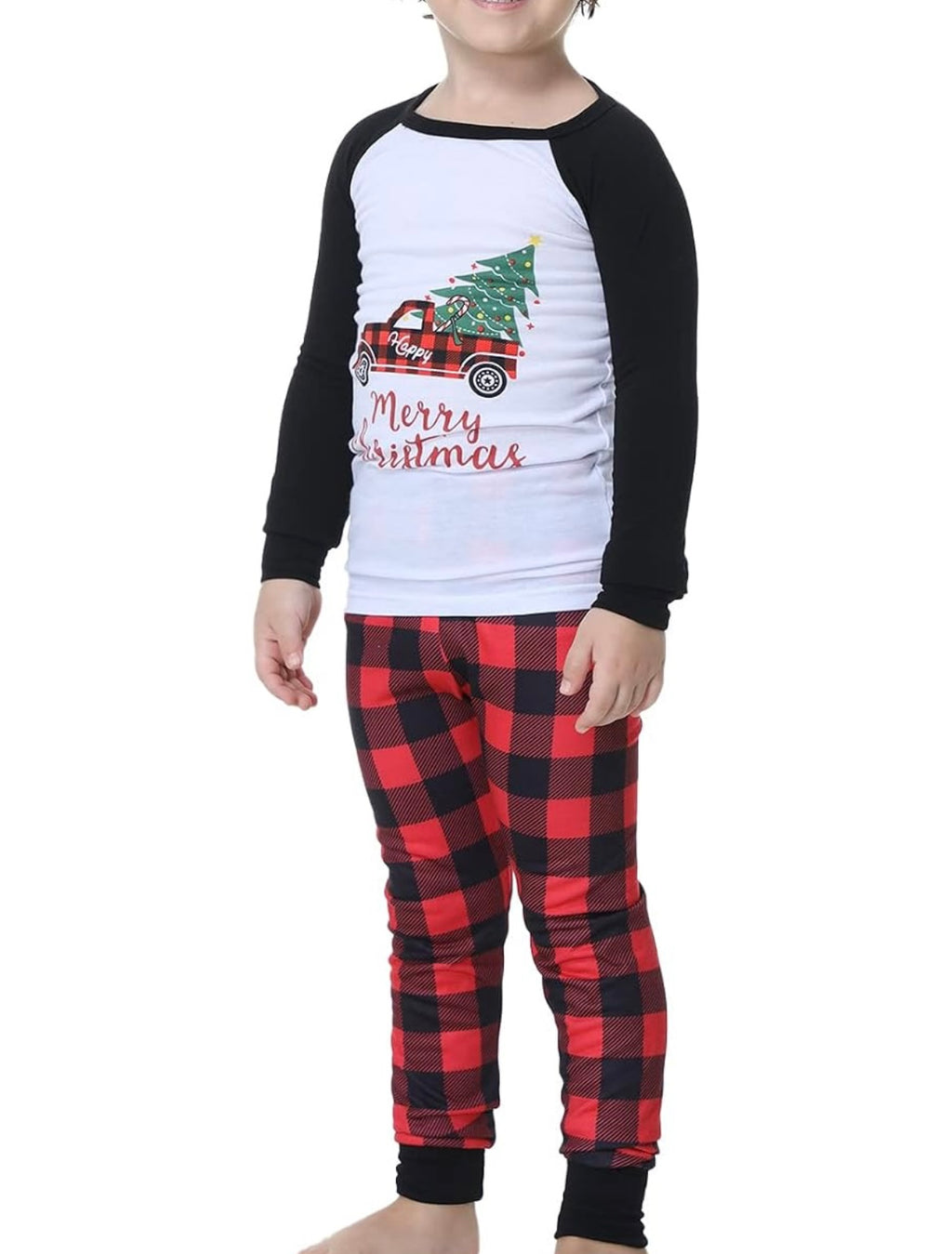 YIJIU Christmas Family Matching Pajamas Sets Holiday Xmas Pjs Sleepwear (only one outfit)