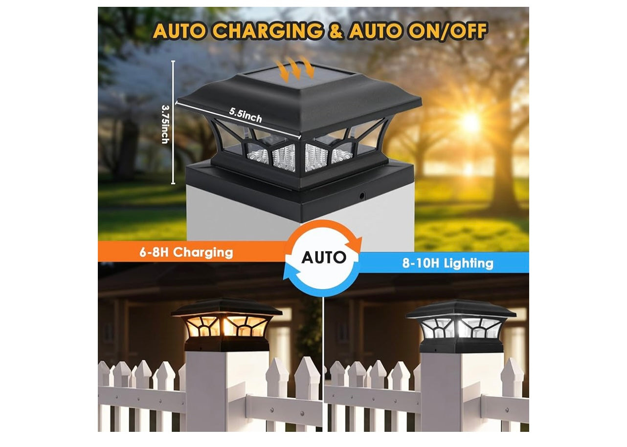 Damayca Solar Post Caps.
