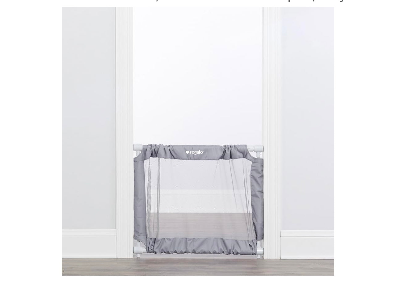 Regalo Safety Extra Wide Mesh Baby Gate.