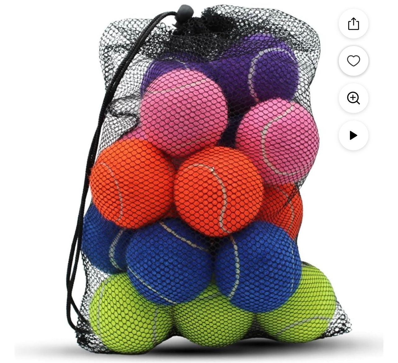 Giantree 20 pack mini tennis balls for small pets.