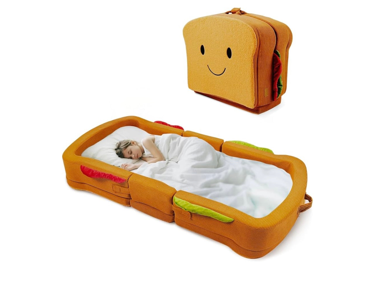 Liftoza Toddler Travel Bed sandwhich Style.