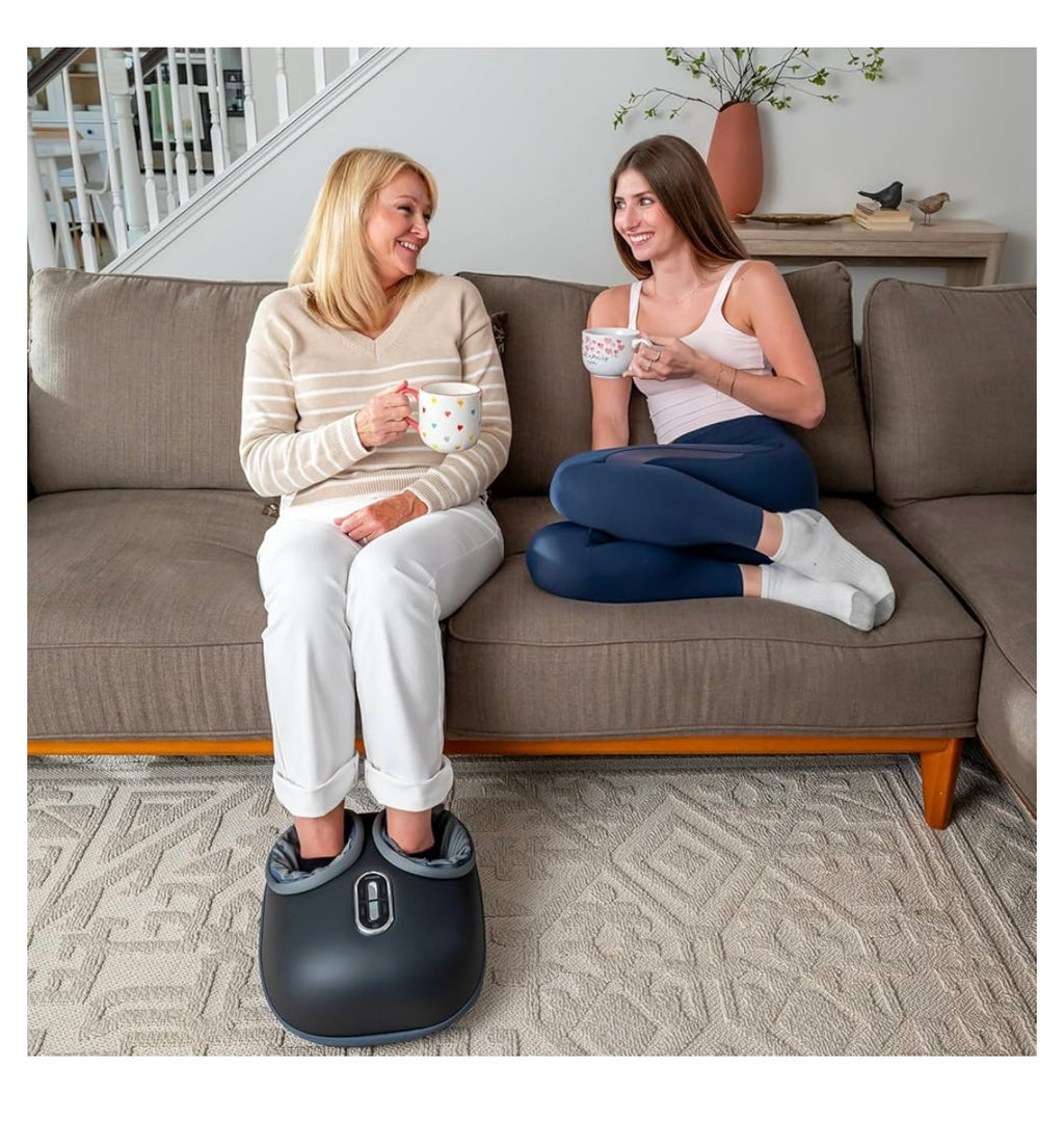 Foot massager with heat