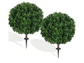27.5” Artificial Boxwood Topiary Ball tree.