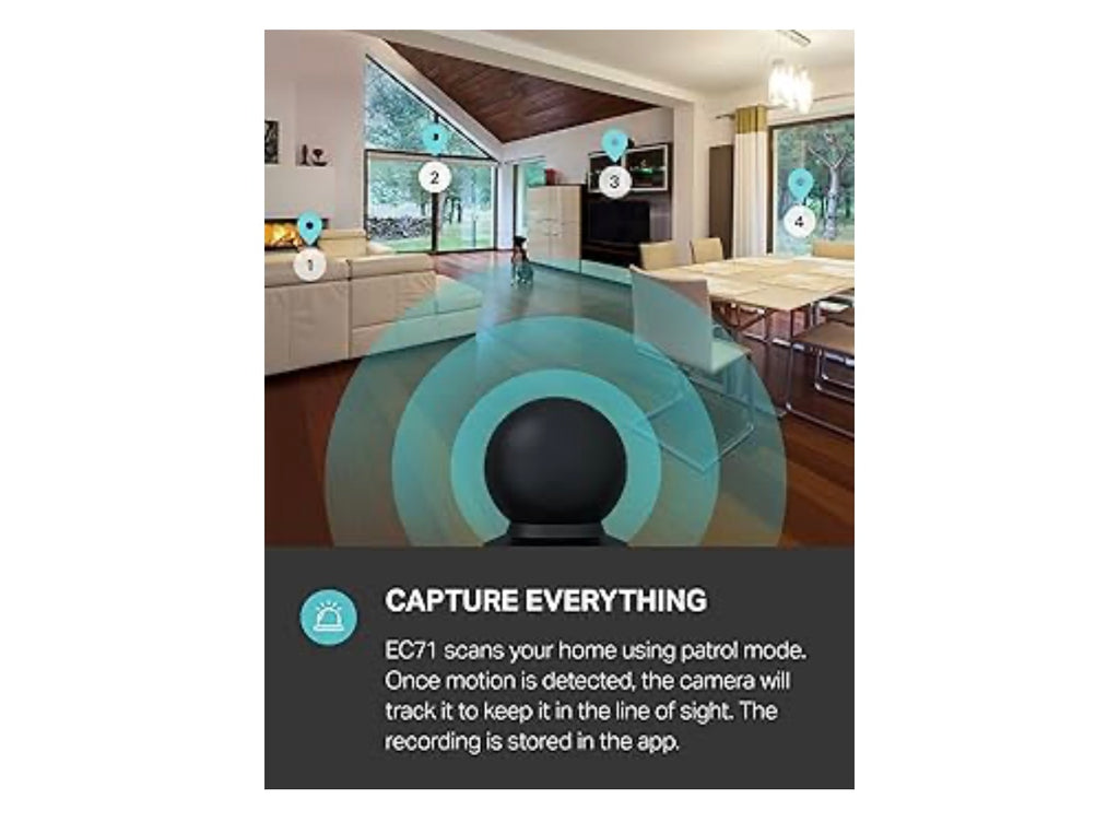 Tp-Link Kasa Spot Pan Tilt Camera.