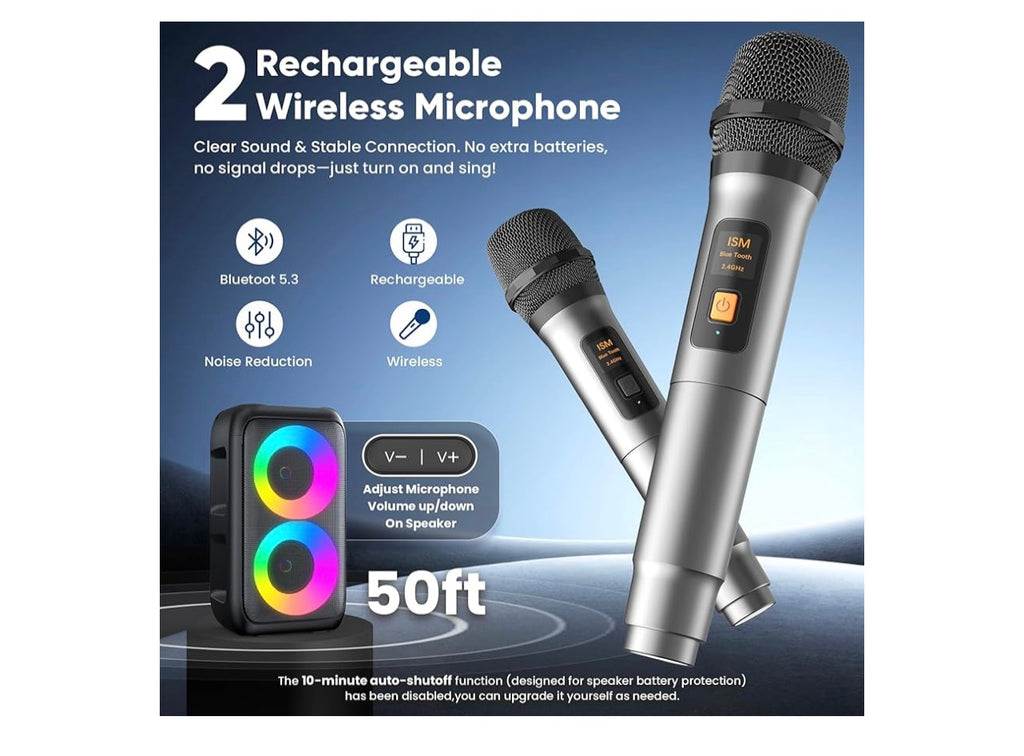 T-08 Karaoke Multifunctional speaker.