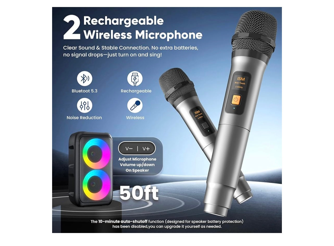 T-08 Karaoke Multifunctional speaker.