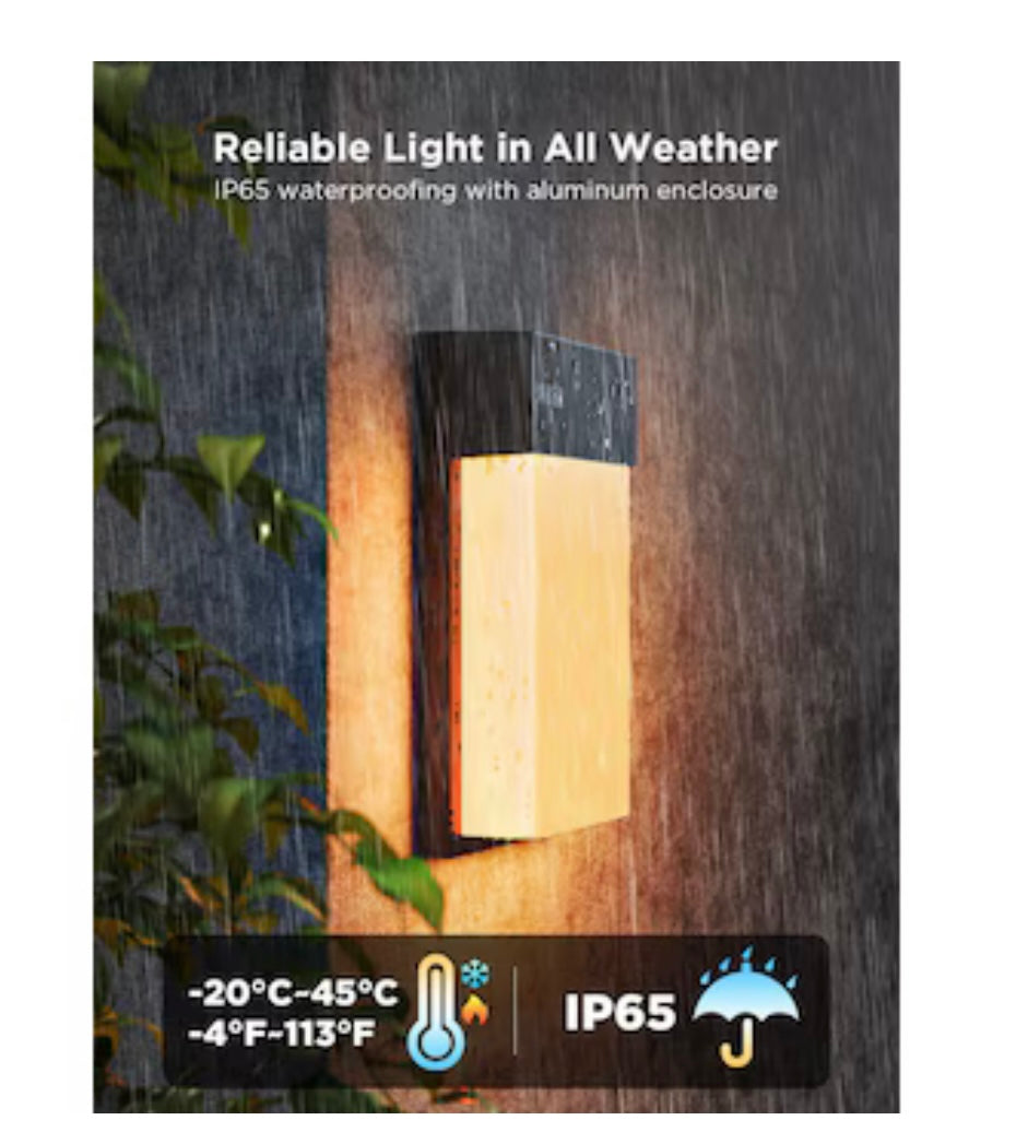 Set Of 2 Govee Outdoor Wall Lights.