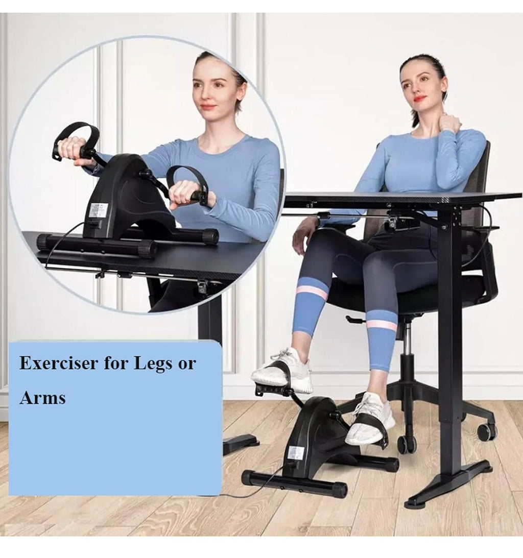 Motorized mini exercise bike.