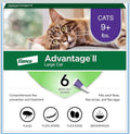 Bayer Advantage ll Large Cat 6 Monthly doses damaged box