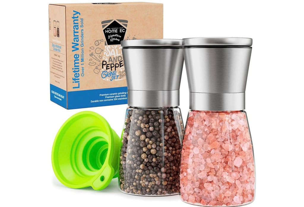 Home EC Original Salt and Pepper Grinders.