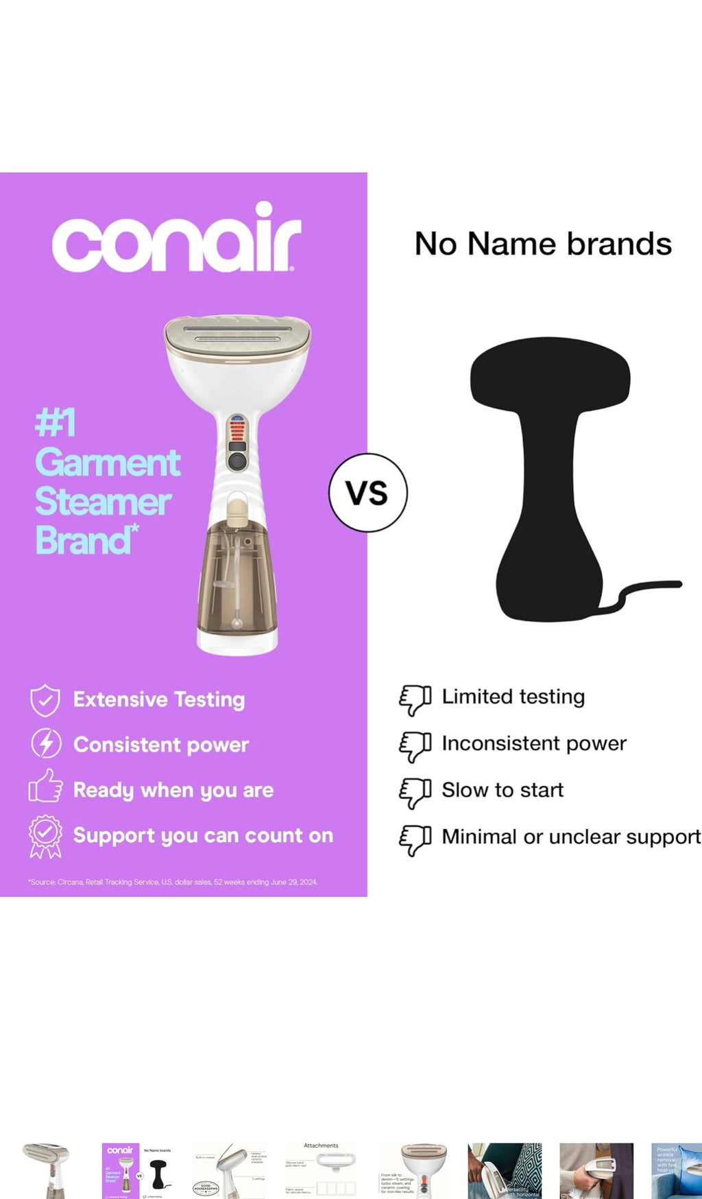 Conair handheld garment steamer