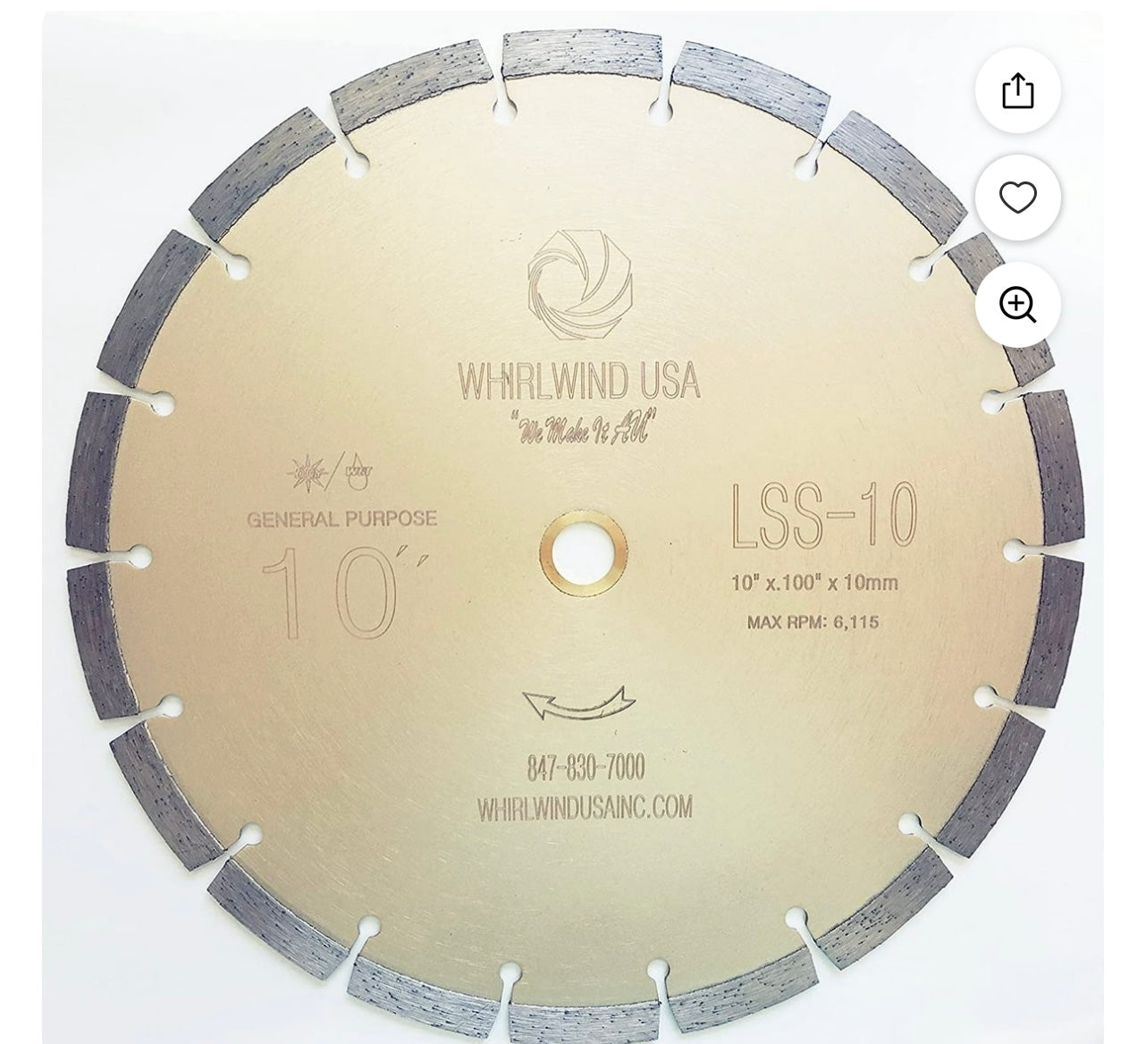 Whirlwind USA Saw Blade