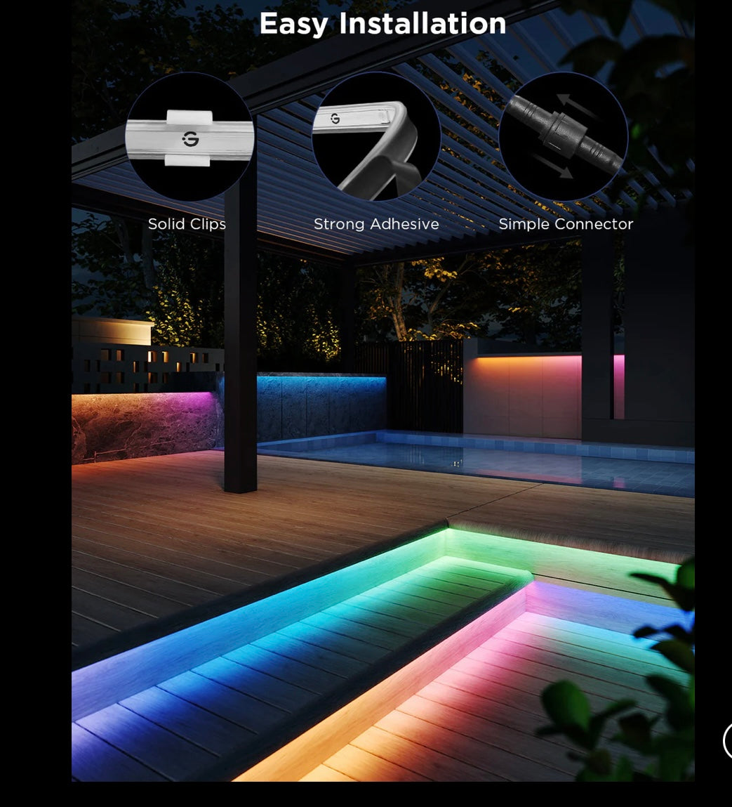 Govee Outdoor Strip Light. 98.4 Feet.
