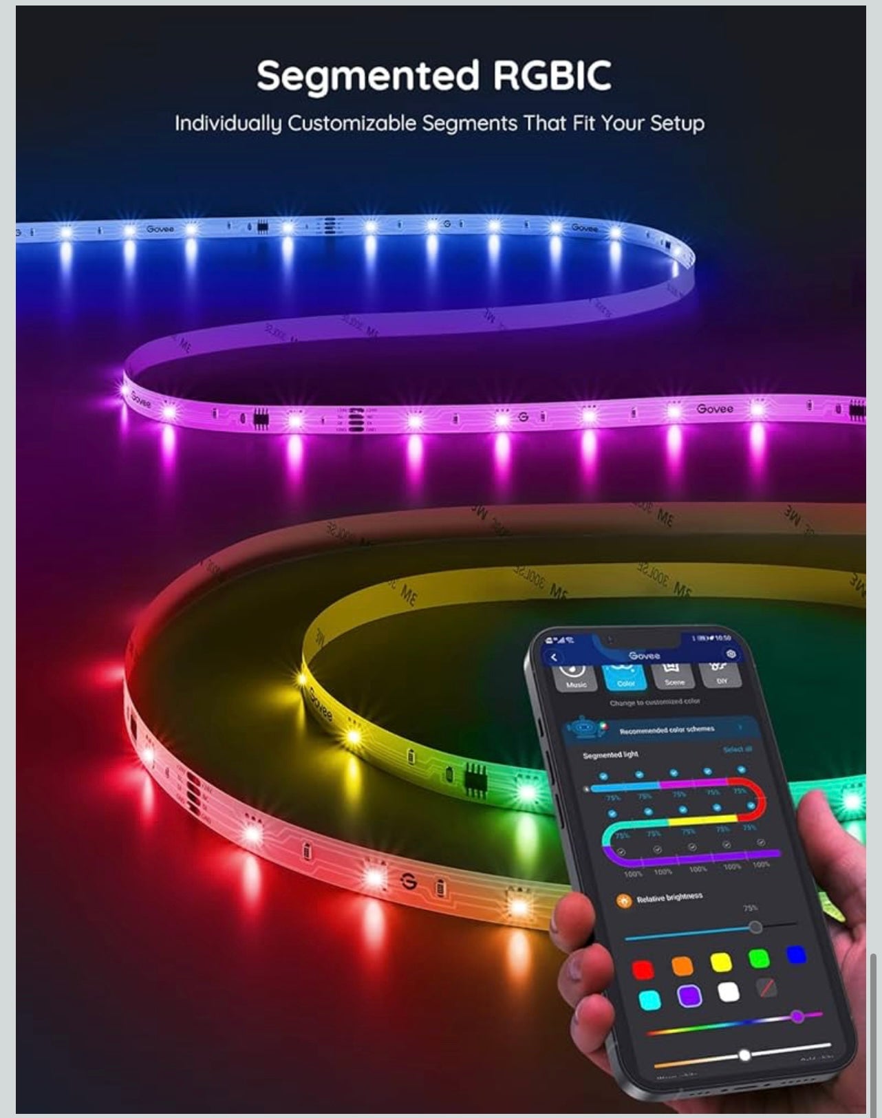 Govee RGBIC LED Strip Light.
