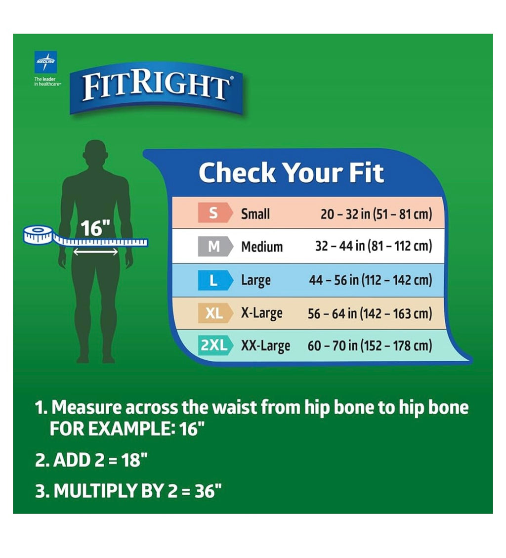 Fitright adult diapers