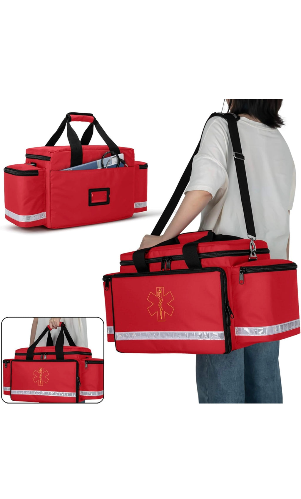 Emergency responder trauma bag