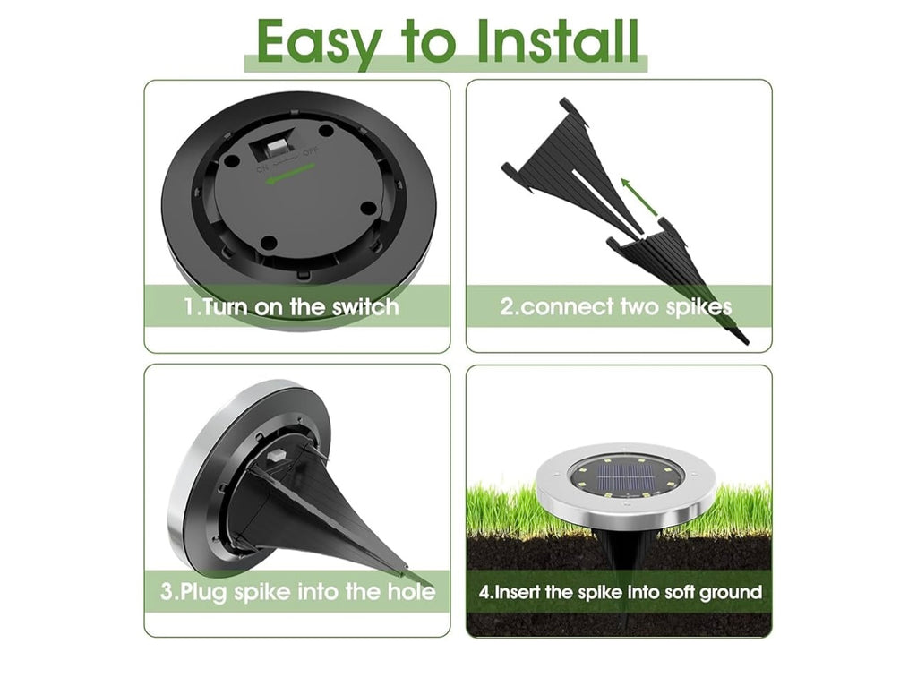 INCX 4.6inch Solar Lights.