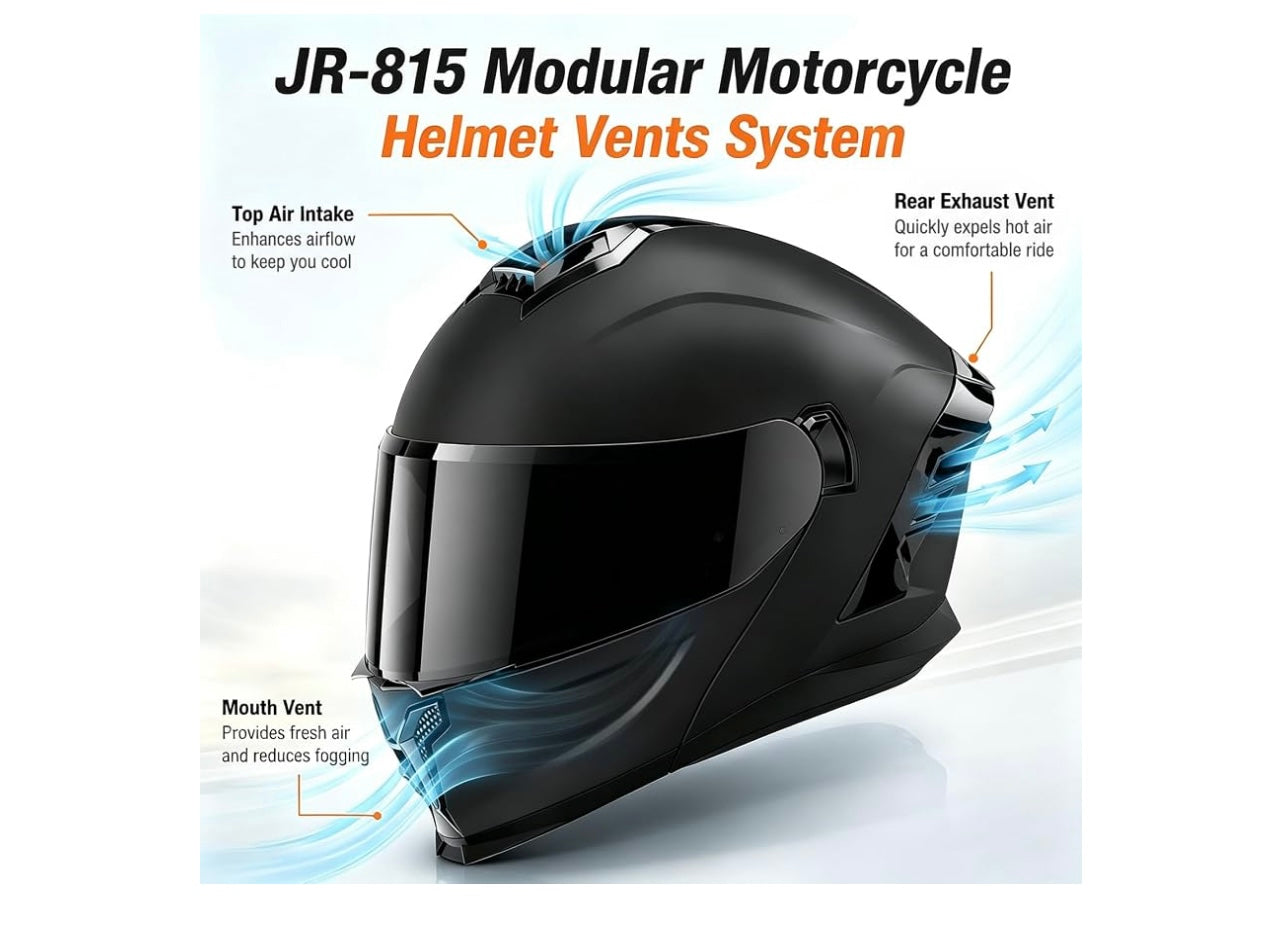 Size XL Motorcycle Helmet. JR-815.