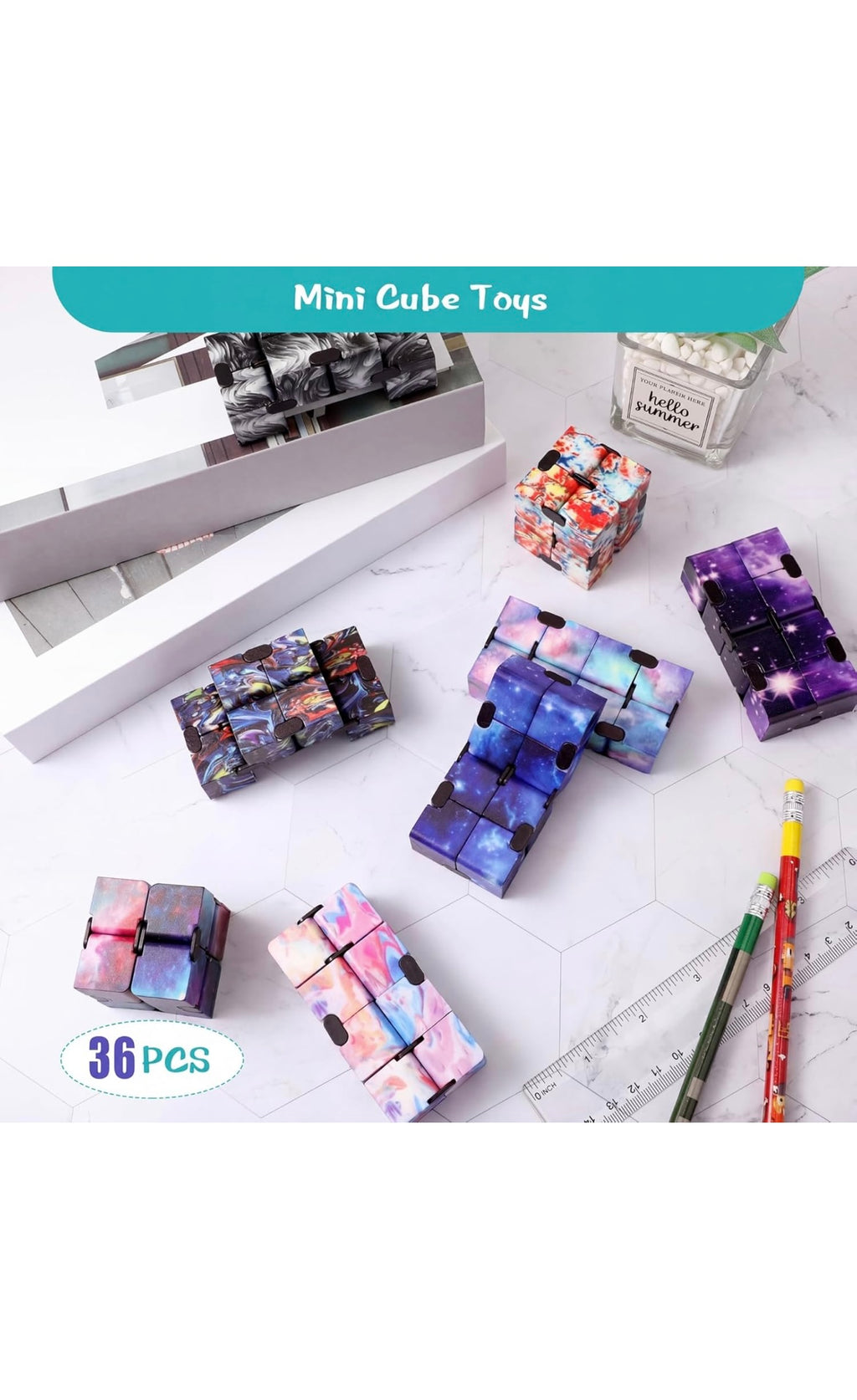 Infinity cube fidget toy 48 pcs