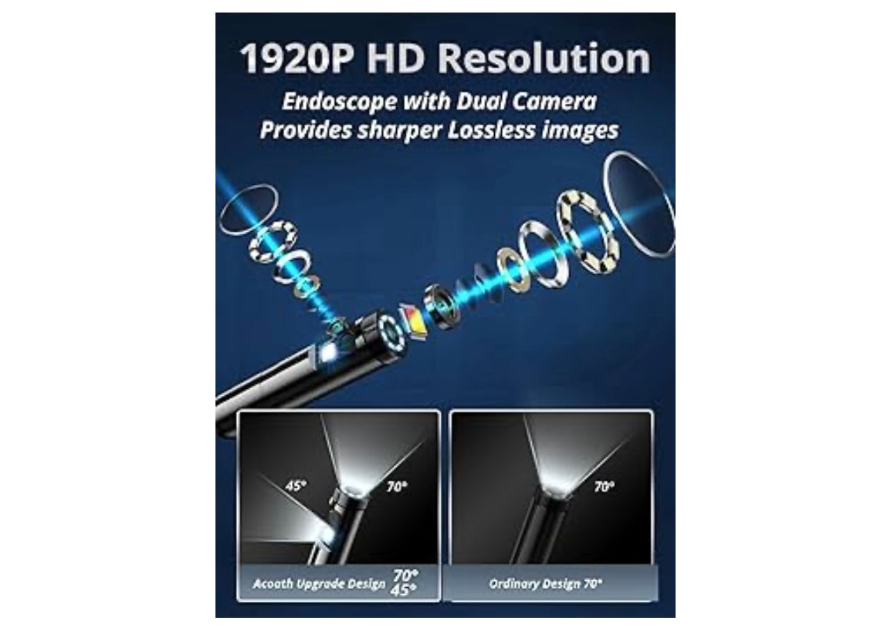 Acoath Endoscope Camera With Light.